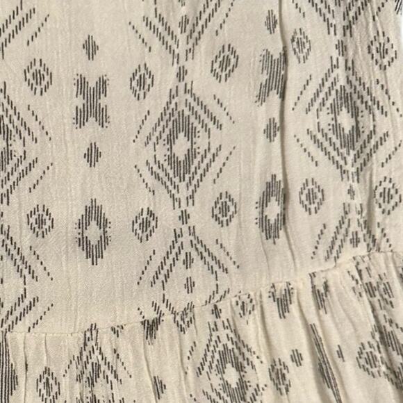 Women's Beige with Black Print Dress - Picture 4 of 5